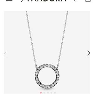 Pandora Circle of Sparkle Necklace